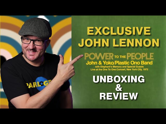 Power To The People - John & Yoko's Live Vinyl EP  | Unboxing & Review