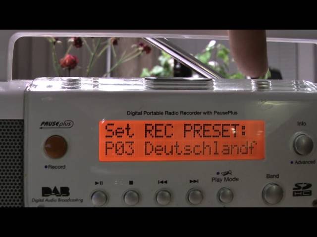 ROBERTS RadioR: How to set Time Record