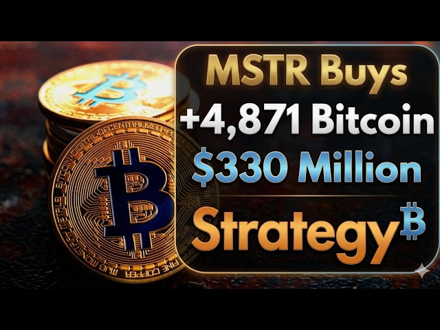Strategy Buys 4,871 Bitcoin Mostly with STRC...No Dilution! + Strive Launching STRC & SATA ETF
