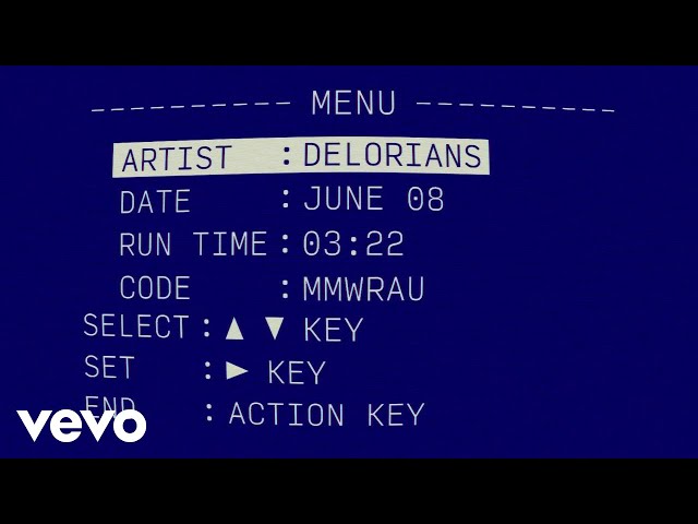 Delorians - my mom was right about u (Lyric Video)