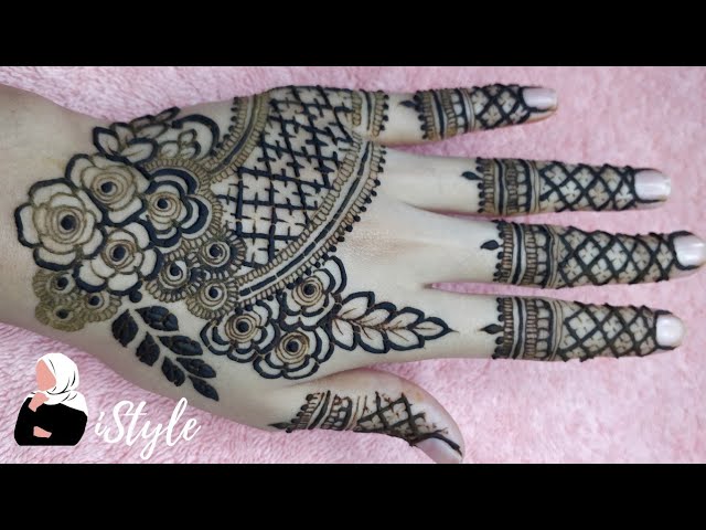 Easy And Elegant Mehndi Design | Simple And Easy Henna Design Tutorial | iStyle