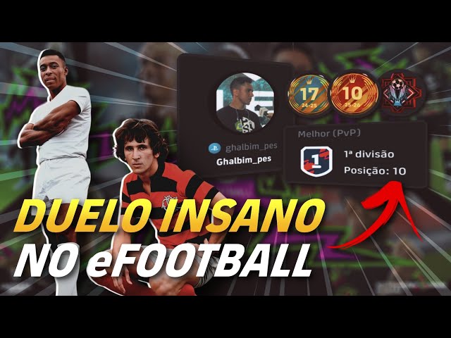 Enfrentei o PRO Ghalbim na Liga eFootball 😤