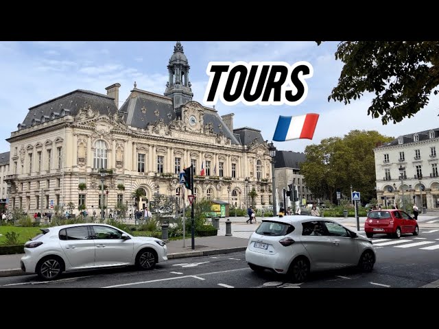 Tours (France 🇫🇷) Walking Tour (4K), October 15, 2024 Loire Valley City Walk HD Europe