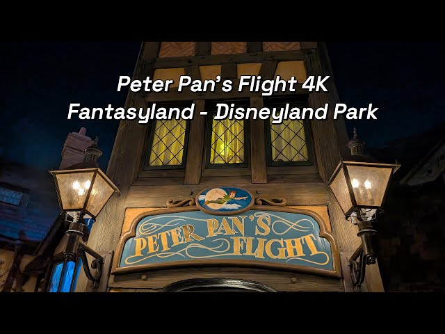 Peter Pan's Flight 4K - Fantasyland - Disneyland Park