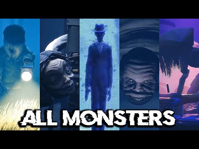 Little Nightmares 2 - All Monsters/Bosses/Villains ft Gameplay (2021)