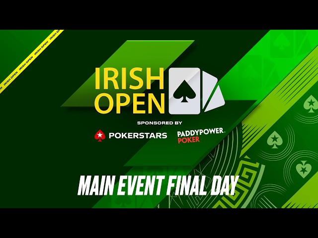 €1,150 MAIN EVENT – FINAL TABLE 🍀  Irish Open 2026