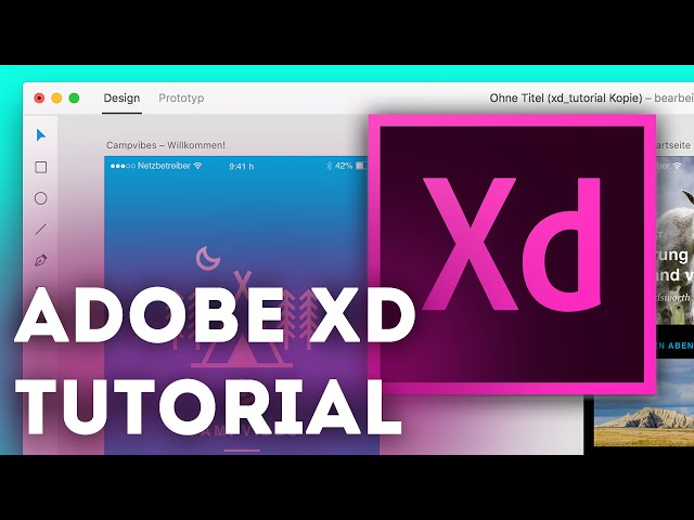 Adobe Experience Design (Adobe XD) Beginner Tutorial & First Look