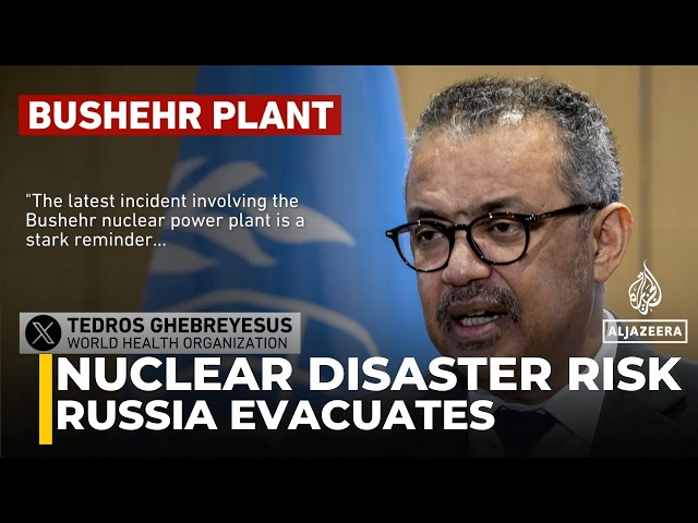 Russia evacuates workers from Iran nuclear plant.
