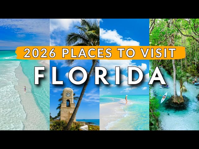 Top 10 Places To Visit In Florida In 2026 | Hidden Gems & Unique Places
