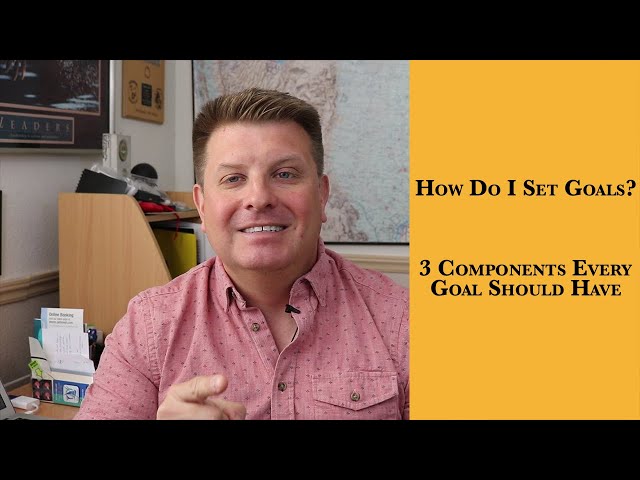 How Do I Set Goals? 3 Components Every Goal Should Have
