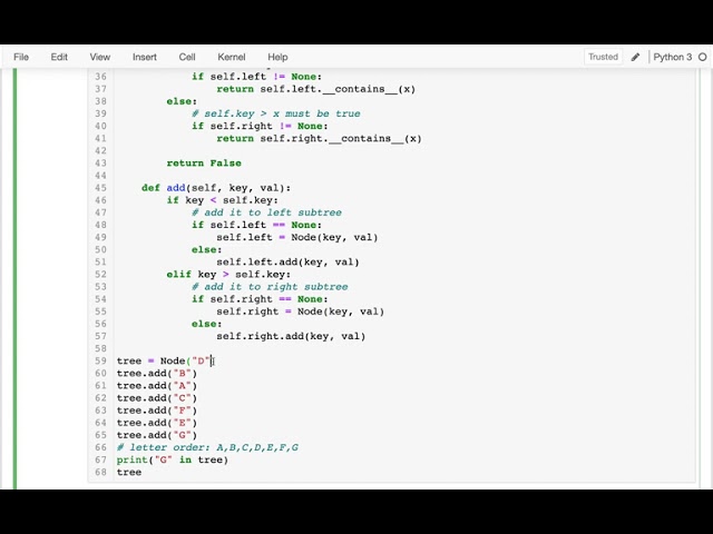 CS 320 Oct 2 (Part 3) - BST Dictionary