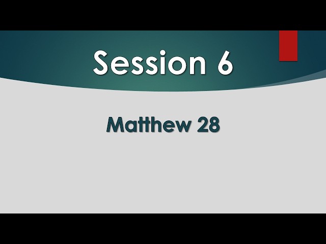 Bible Study 04/05/26