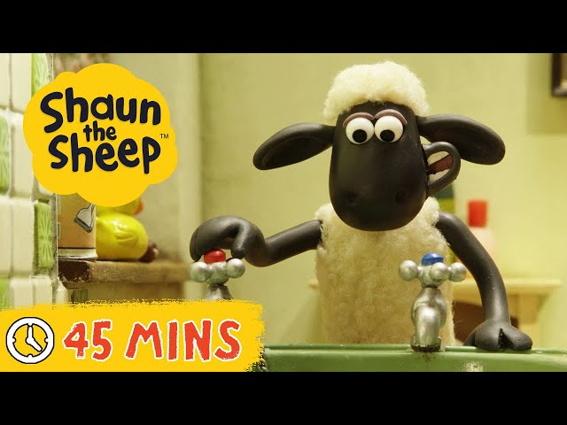 🌾 45 MINS of Best Bits of Shaun the Sheep 🐑 Seasons 1-5