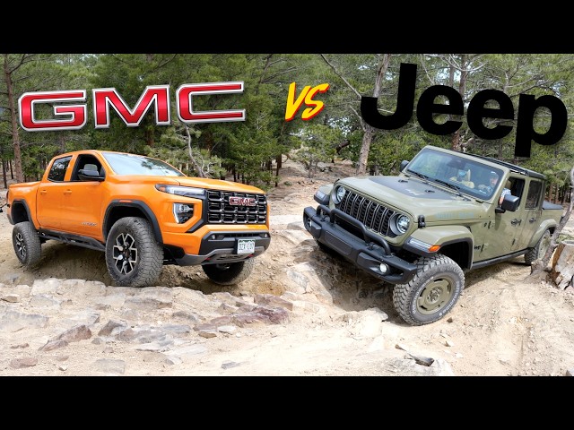 2026 Jeep Gladiator vs. GMC Canyon AT4X: One Is a CLEAR Winner Off-Road!