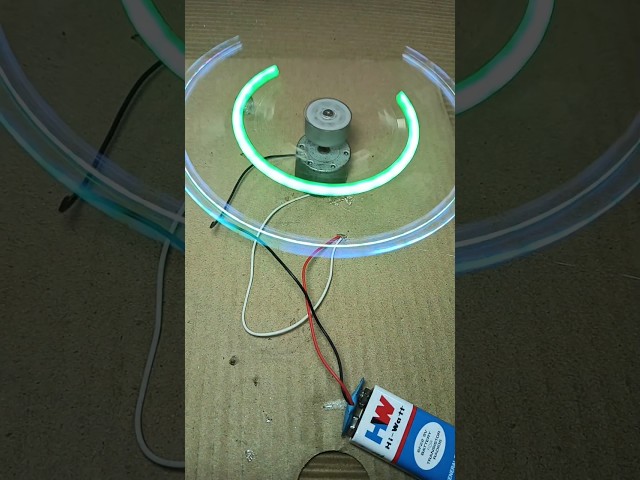 Simple DC motor project 😱#diy #experiment #project #power generator