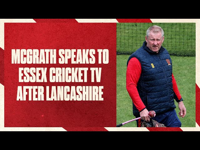 Anthony McGrath reacts after County Championship loss to Lancashire