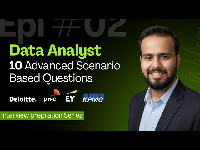 Data Analyst Interview Questions and Answers | SQL Advanced Scenario Based Questions in 2026