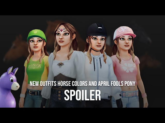 SPOILER - New Outfits, Horse Colors & April Fools Pony | SSO Secrets