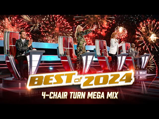 SIX HOURS of 2024's Greatest 4-CHAIR TURNS on The Voice