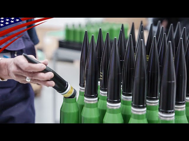 Oerlikon 35mm – Inside Factory & Rapid-Fire Anti-Air Gun in Action