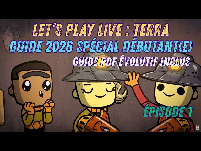 Let's Play Live : guide 2026 spécial débutant(e) - Vanilla - astéroïde Terra - épisode 1