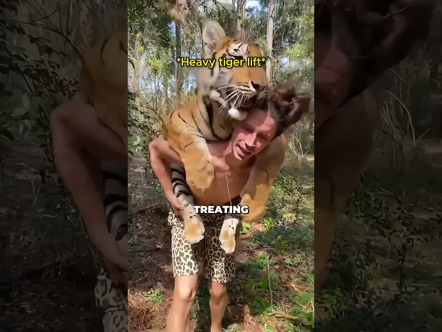 😮 The Moment These Wild Animals Chose Him as Family #shorts