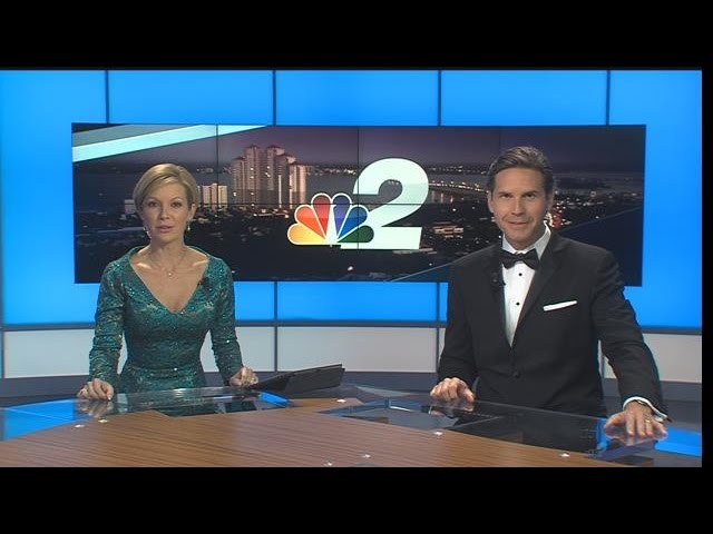 NBC2 anchors in their New Year's Eve best