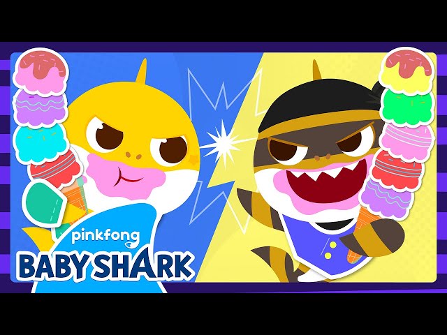 This Ice Cream is Mine! | Mischievous Thief Baby Shark | Ten Little Song | Baby Shark Official