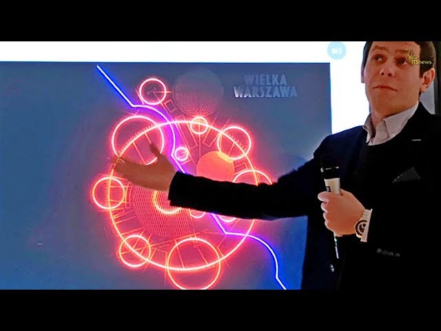 Neon WIELKA WARSZAWA. Warszawski architekt Grzegorz Mika o układzie przestrzennym Warszawy.