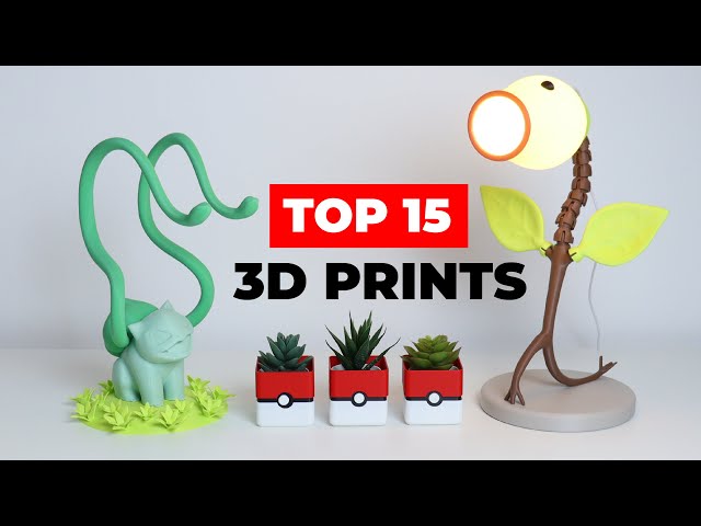 15 COOL 3D Prints YOU MUST SEE | BEST 3D Printing Ideas