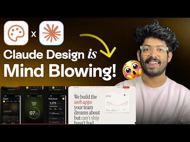 Claude Design Is Here.. (AI For UI Designs, Videos, Slide Deck & More)