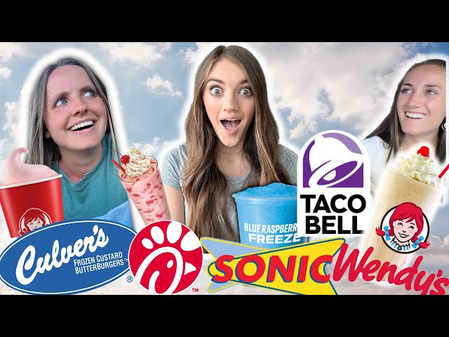 SUMMER MILKSHAKE TASTE TEST | Testing fast food summer milkshakes