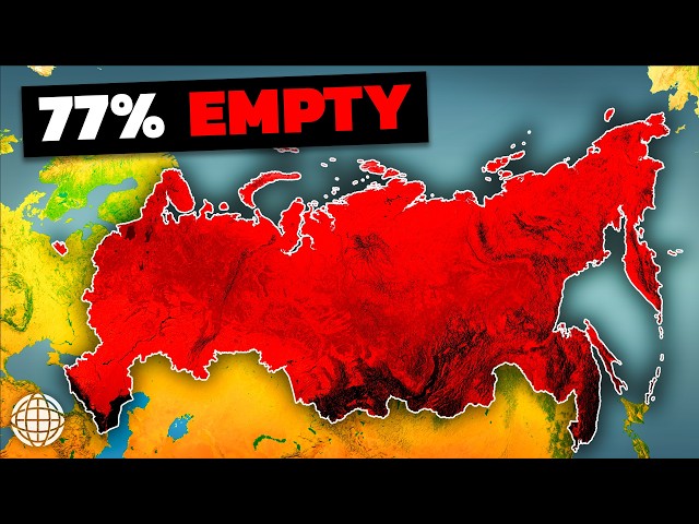 The Insane Geography of Russia: 11 Time Zones, 77% Empty