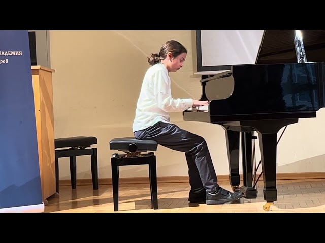Prelude in C sharp minor, Sergei Rachmaninoff, performed by Konstantin Kantz 14 y.o.