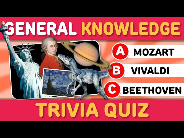 GENERAL KNOWLEDGE QUIZ! 🧠 🤯 Can You Answer All the Questions? | Trivia Challenge