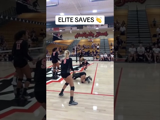 THESE SAVES ARE WILD! 🤯 (via @vballrecruiter/TT)