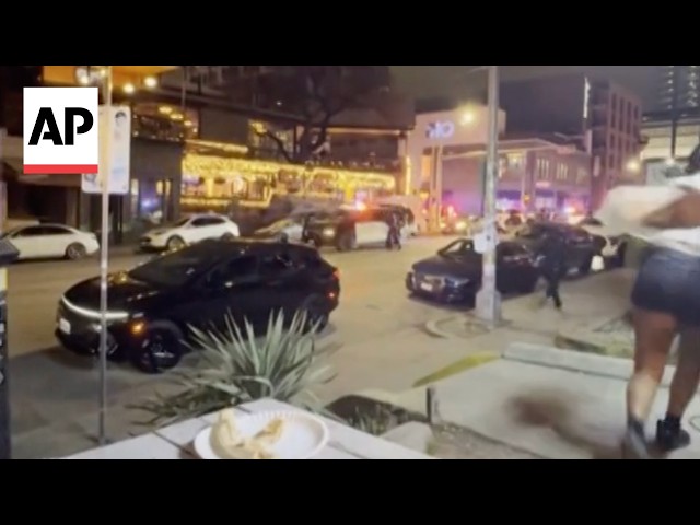 Witness video shows chaos during bar shooting in Austin, Texas