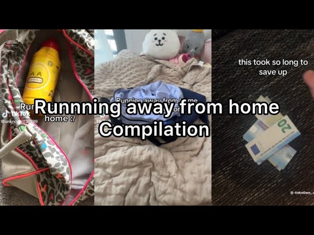 Running away from home tiktok compilation 🫶🏻🏃‍♀️ (I AM NOT RUNNING AWAY THIS IS JS FOR FUN) TW!!