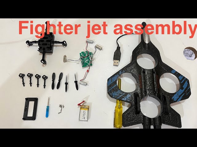 RC Fighter Jet Assembly Step by Step ✈️ | Complete Setup & Installation Guide