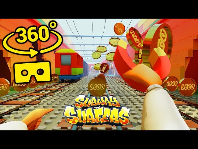 LEGO SUBWAY SURFERS 360°   VR Video injected