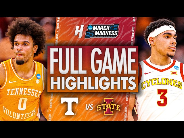 Tennessee vs Iowa State - FULL GAME HIGHLIGHTS 🔥 Sweet 16 | NCAA March Madness 2026
