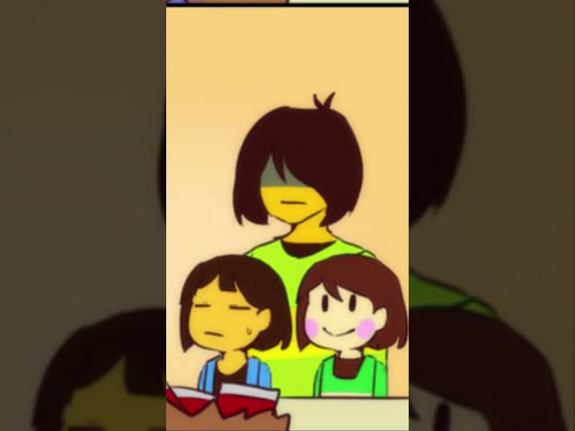 Chara, Kris, and Frisk Fight over Chocolate! Undertale Comic Dub! #undertale #shorts