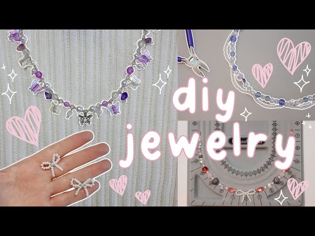 DIY ♡ aesthetic ♡ jewelry - EASY + BEGINNER FRIENDLY!