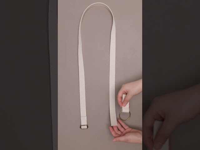 How to sew an adjustable strap #bagmaking #sewingtips