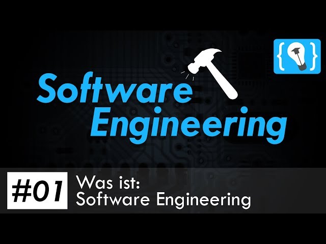 Software Engineering Tutorial German #1 - What is Software Engineering