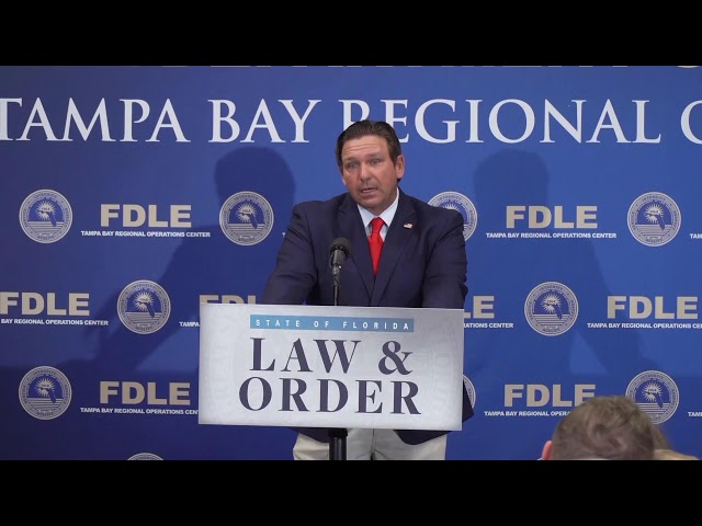 Gov. DeSantis to hold news conference in Tampa