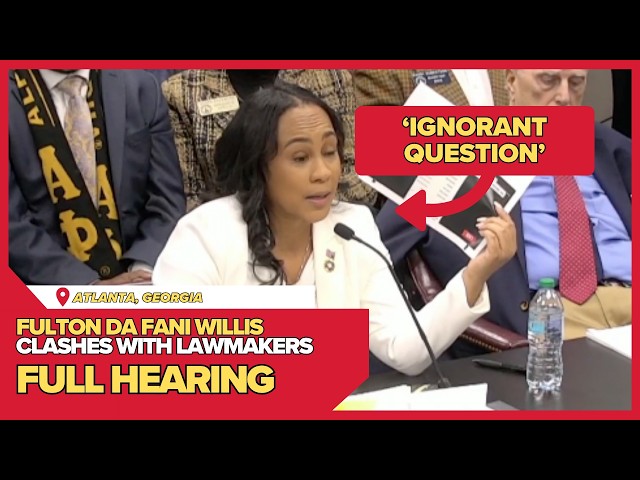 Fani Willis vs Lawmakers