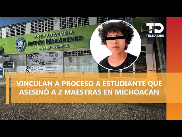 Teenager formally charged in connection with the murder of two teachers in Michoacán