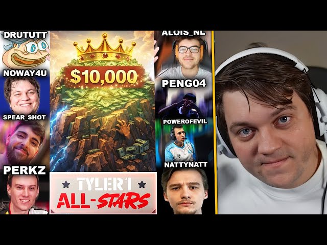 Das 10.000$ 1 VS 1 Tyler 1 ALL-STARS Turnier!