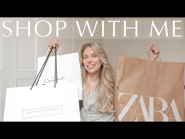 VLOG | The White Company New Store Opening at The Trafford Centre & Zara Shop With Me Haul